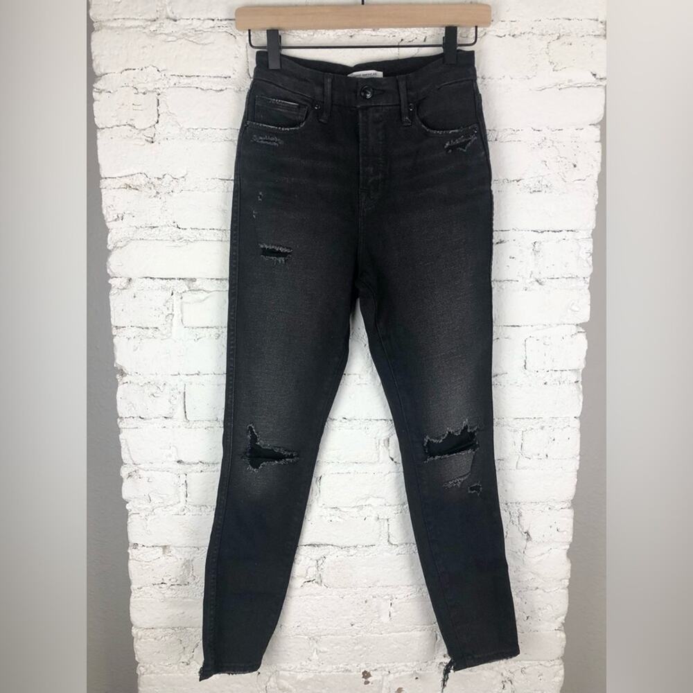 Good American Good Curve Black Denim Jeans
